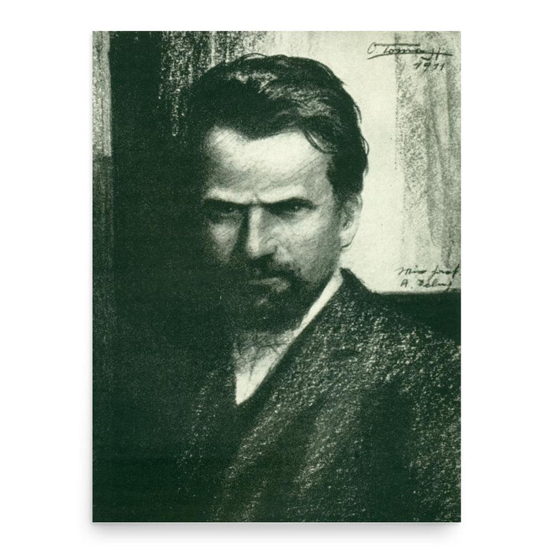 Alois Delug poster print, in size 18x24 inches.