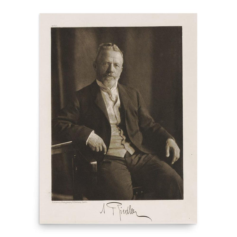 Alois Riedler poster print, in size 18x24 inches.