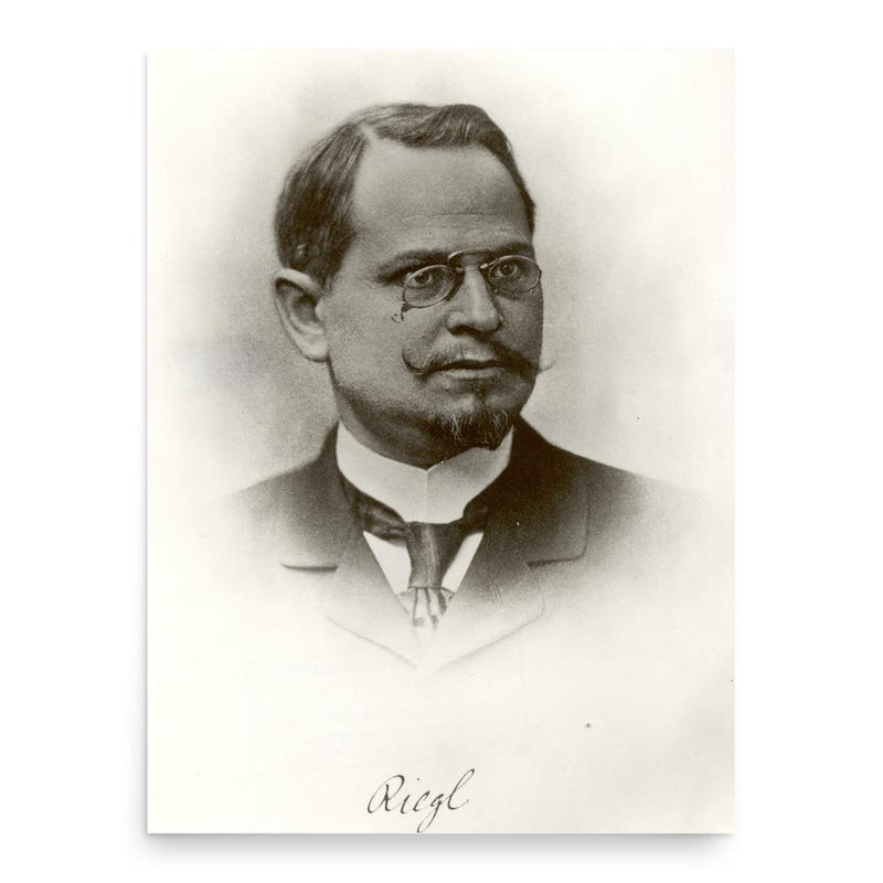 Alois Riegl poster print, in size 18x24 inches.