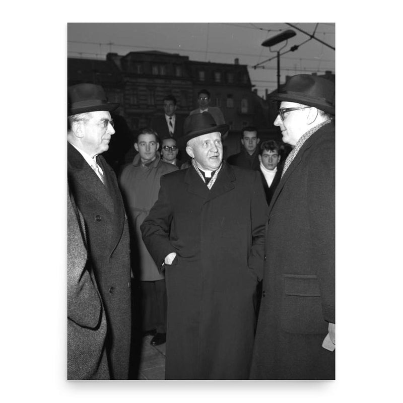 Aloisius Joseph Muench poster print, in size 18x24 inches.