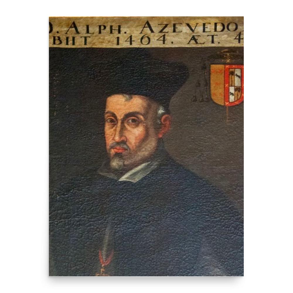 Alonso de Fonseca y Acevedo poster print, in size 18x24 inches.