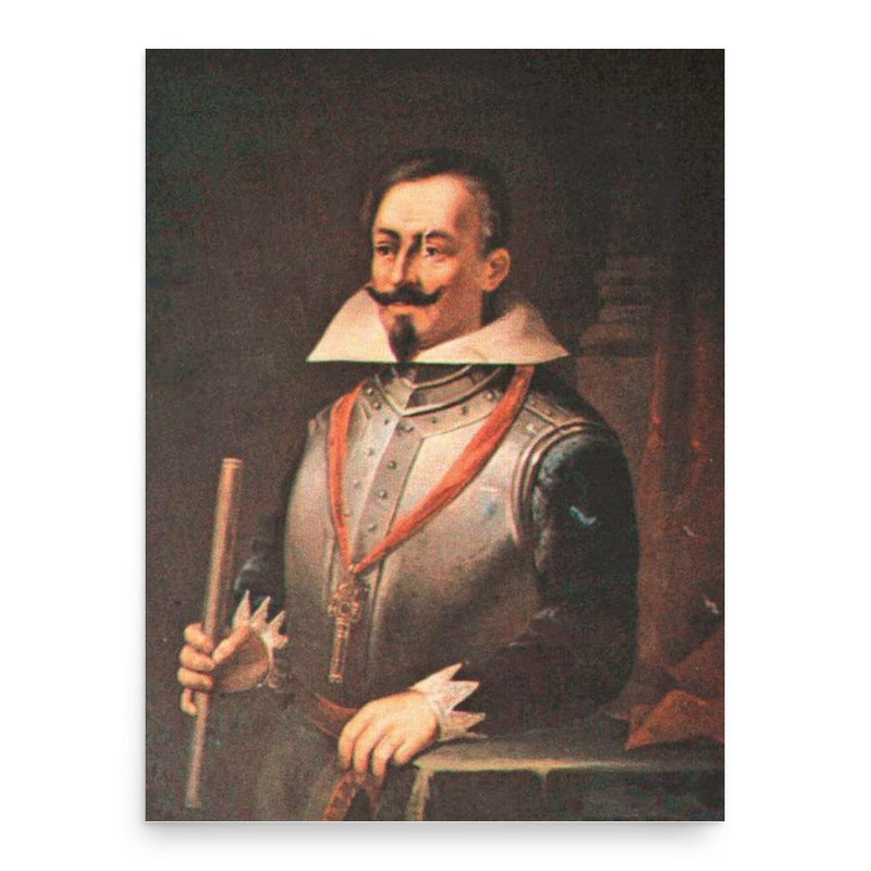 Alonso de Sotomayor poster print, in size 18x24 inches.