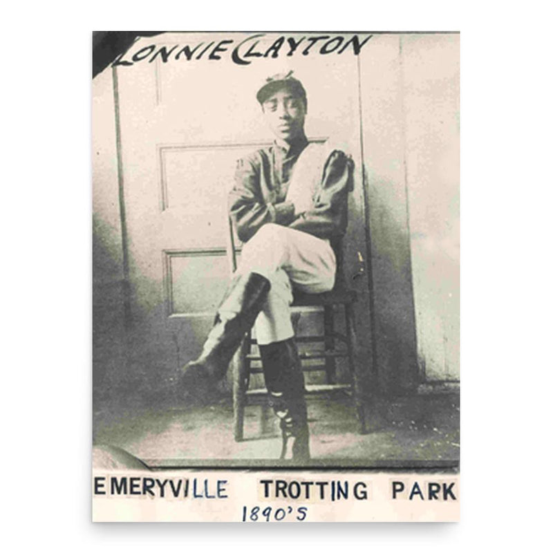 Alonzo Clayton poster print, in size 18x24 inches.