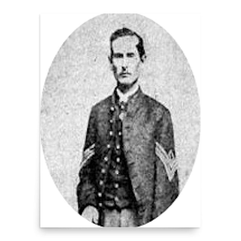 Alonzo Smith poster print, in size 18x24 inches.