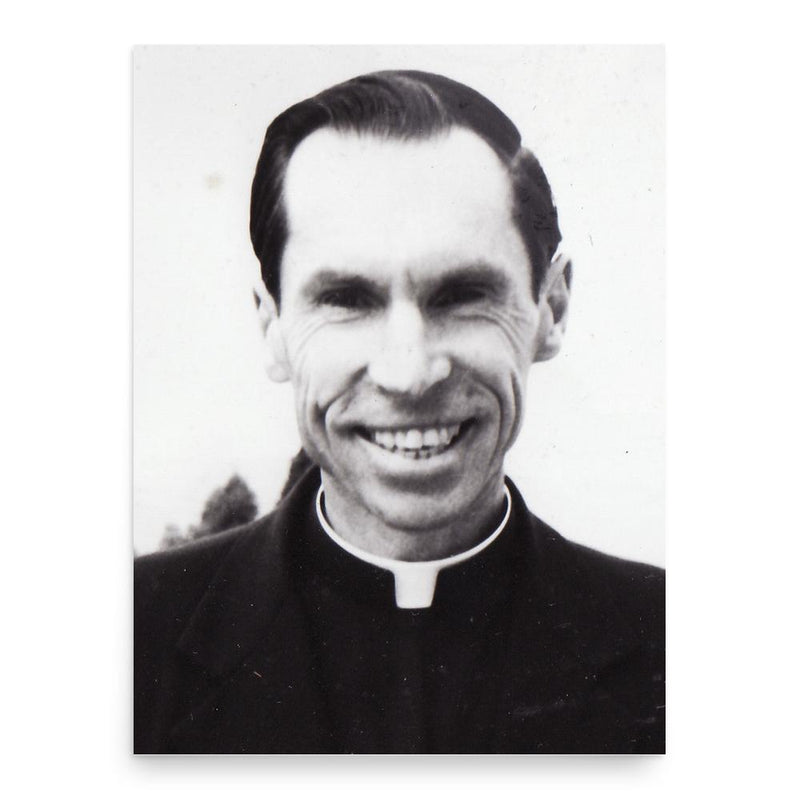 Aloysius Schwartz poster print, in size 18x24 inches.