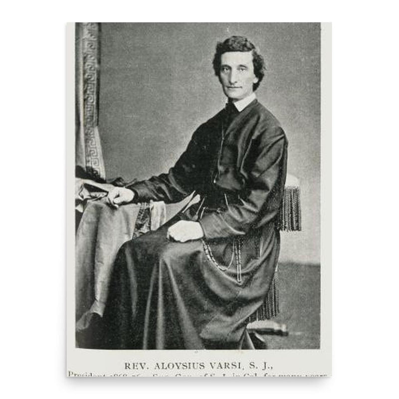 Aloysius Varsi poster print, in size 18x24 inches.