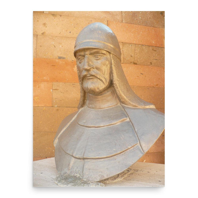 Alp-Tegin poster print, in size 18x24 inches.