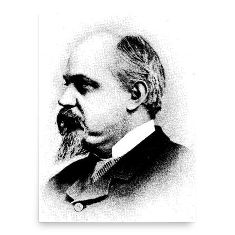 Alpheus Hyatt poster print, in size 18x24 inches.