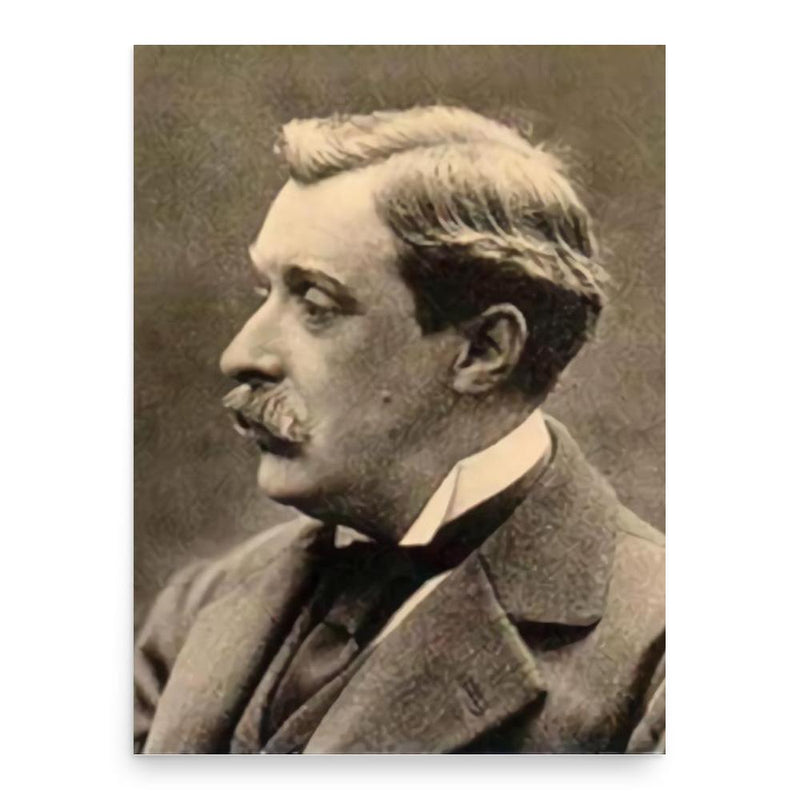 Alphonse Allais poster print, in size 18x24 inches.