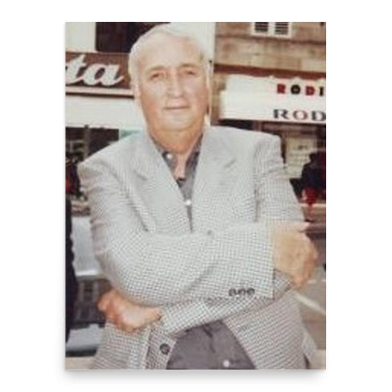 Alphonse Boudard poster print, in size 18x24 inches.