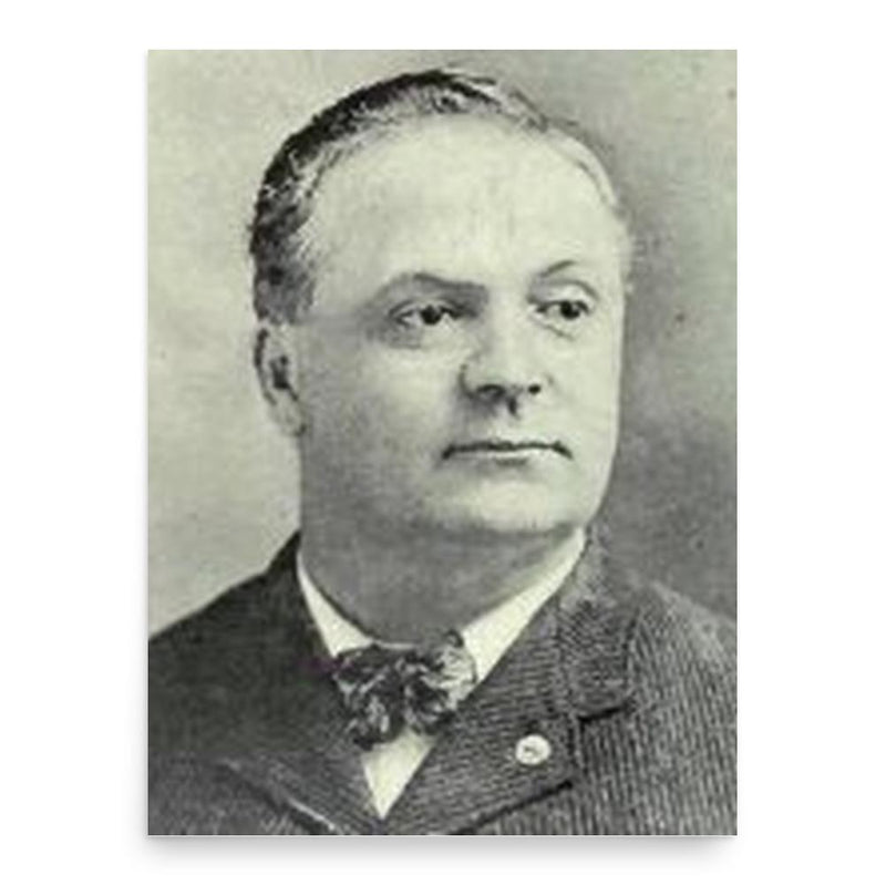 Alphonse Verville poster print, in size 18x24 inches.