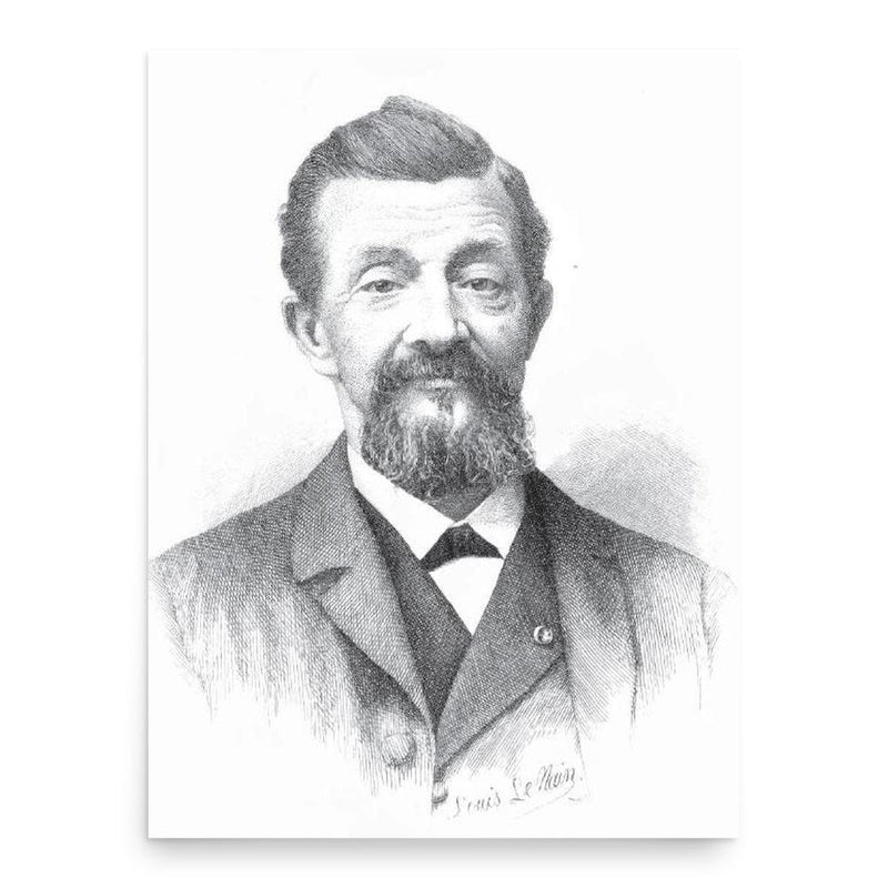 Alphonse Wauters poster print, in size 18x24 inches.