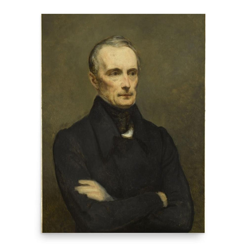 Alphonse de Lamartine poster print, in size 18x24 inches.