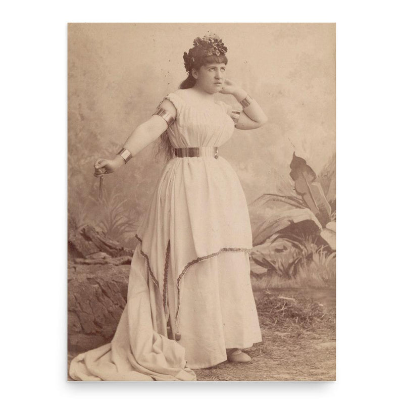 Alphonsine poster print, in size 18x24 inches.