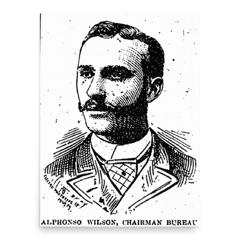 Alphonso Wilson poster print, in size 18x24 inches.