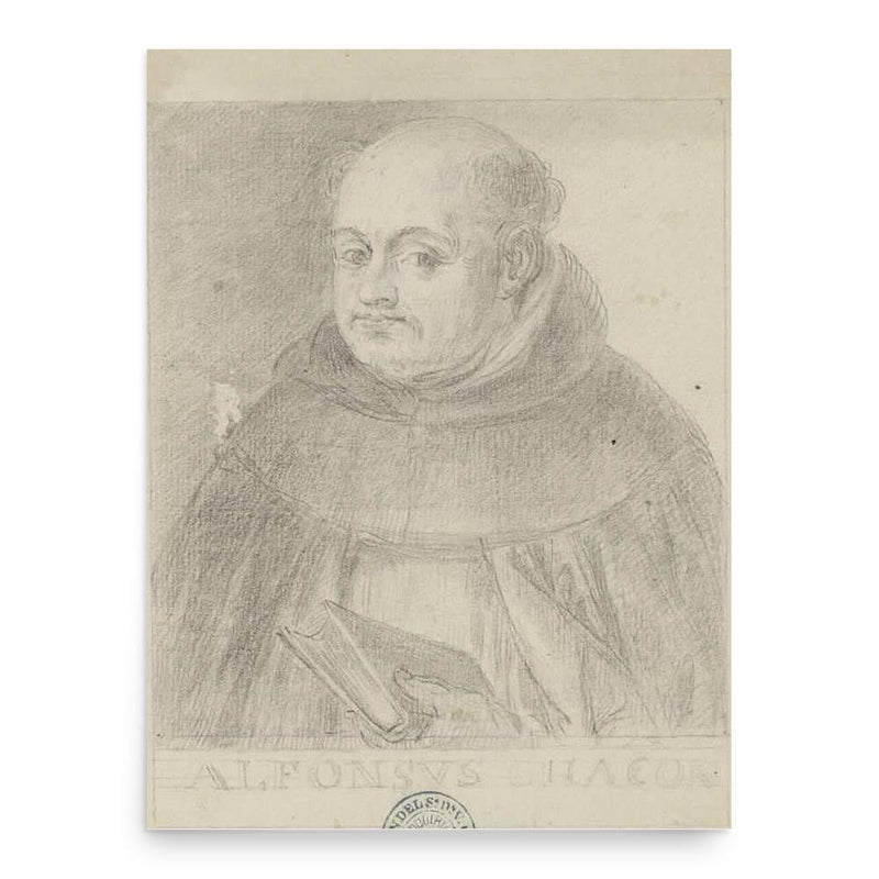 Alphonsus Ciacconius poster print, in size 18x24 inches.