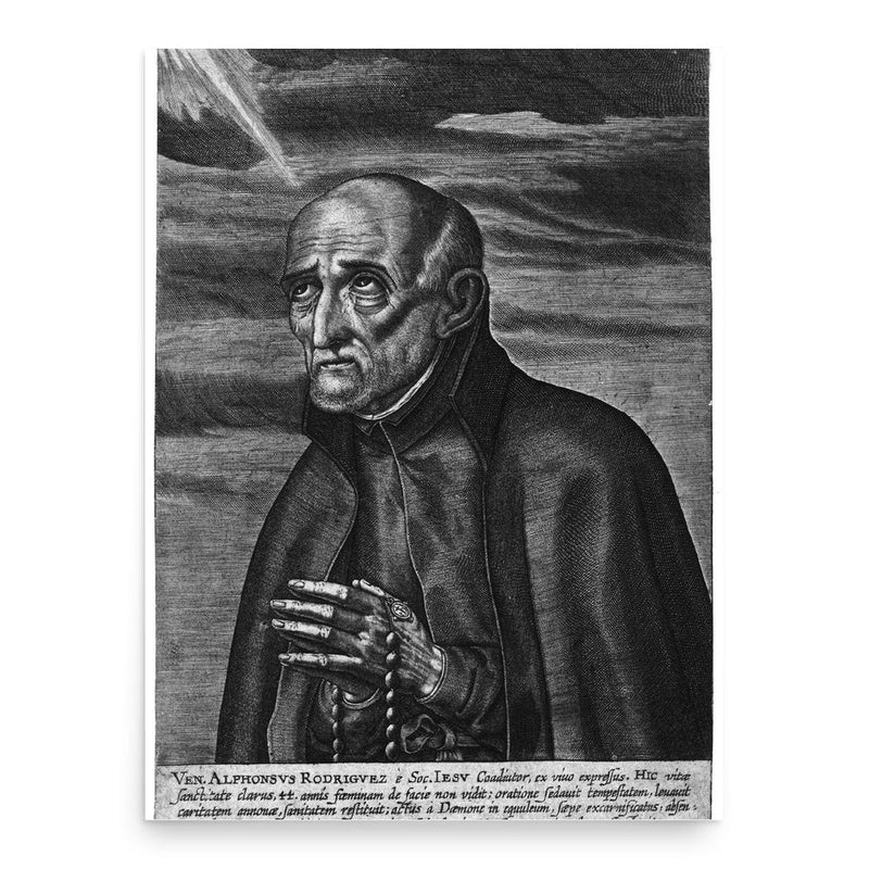 Alphonsus Rodriguez poster print, in size 18x24 inches.
