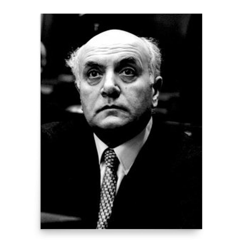 Altiero Spinelli poster print, in size 18x24 inches.