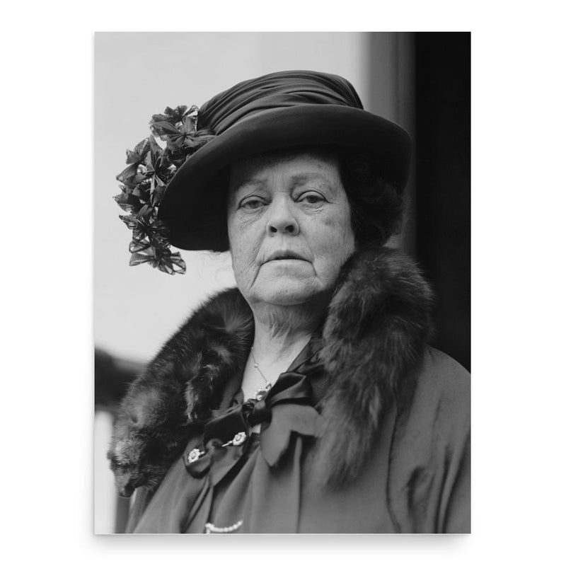 Alva Belmont poster print, in size 18x24 inches.