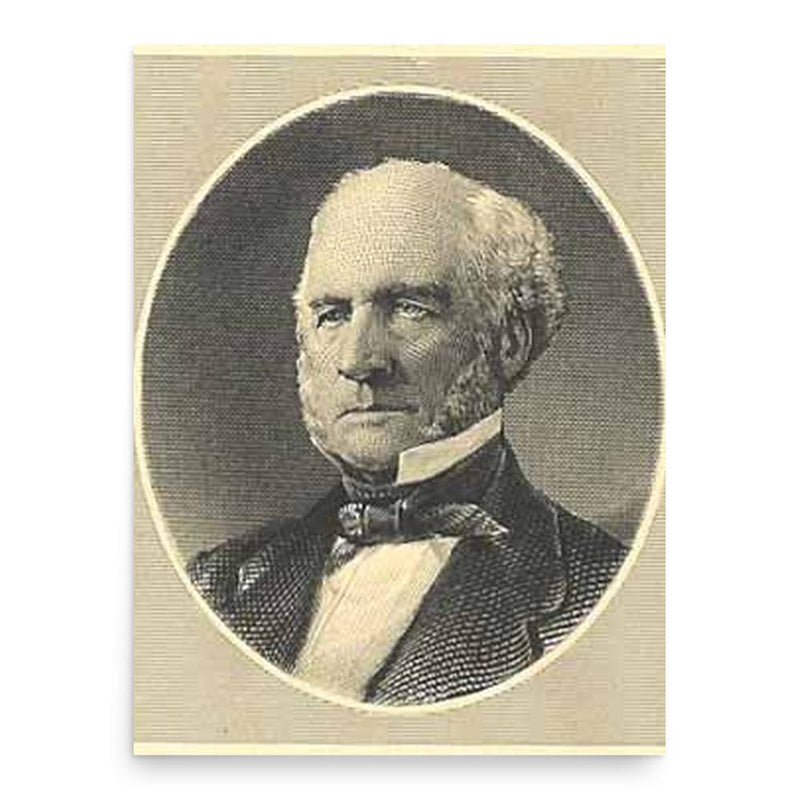 Alvin Adams poster print, in size 18x24 inches.