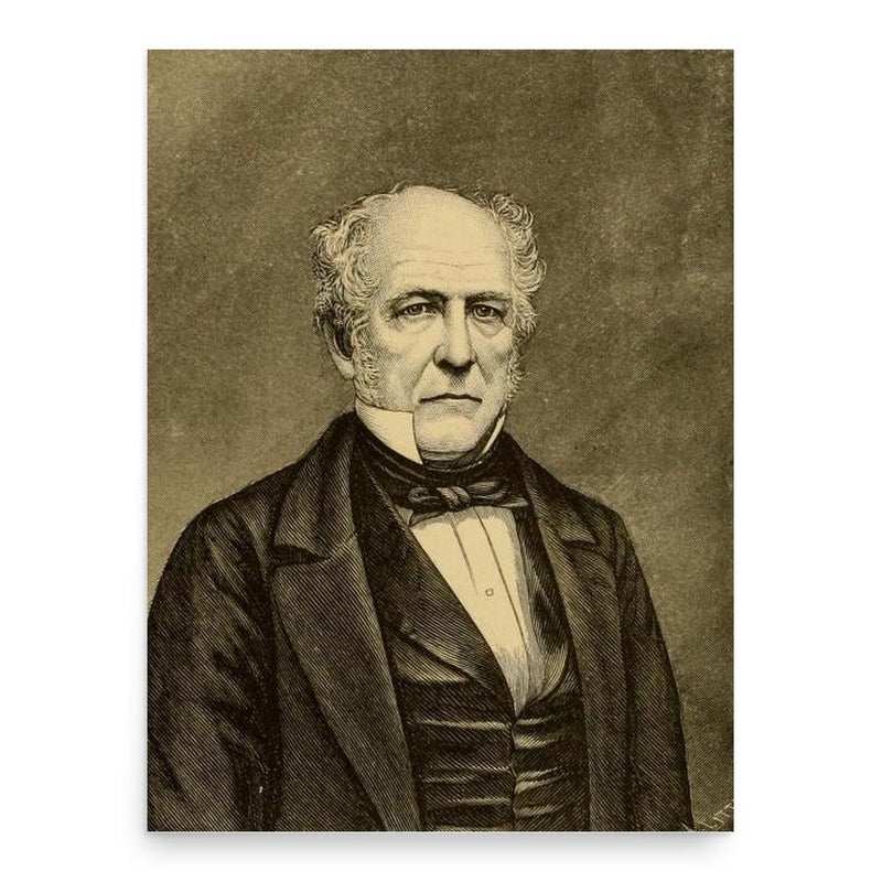 Alvin Bronson poster print, in size 18x24 inches.