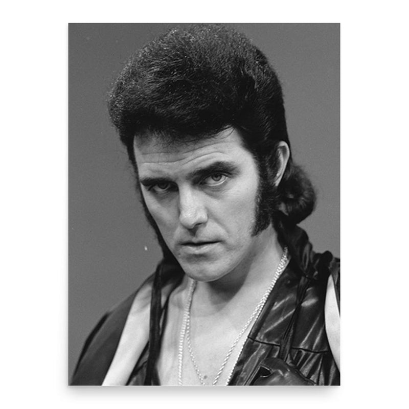Alvin Stardust poster print, in size 18x24 inches.