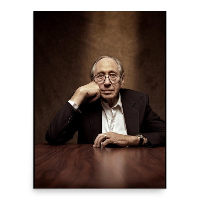 Alvin Toffler poster print, in size 18x24 inches.