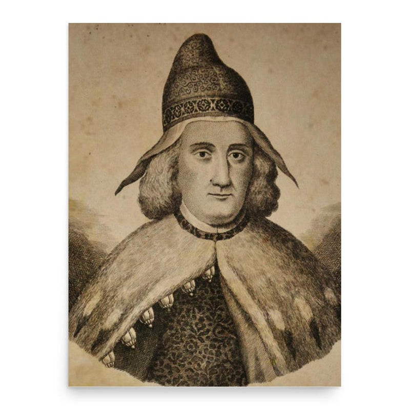 Alvise II Mocenigo poster print, in size 18x24 inches.