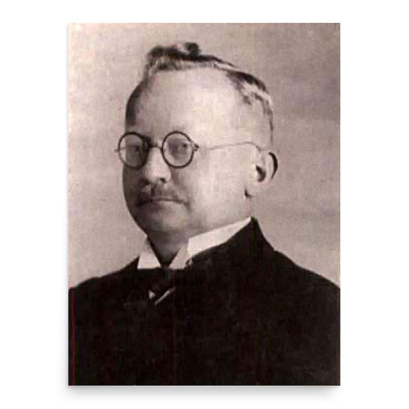 Alwin Mittasch poster print, in size 18x24 inches.