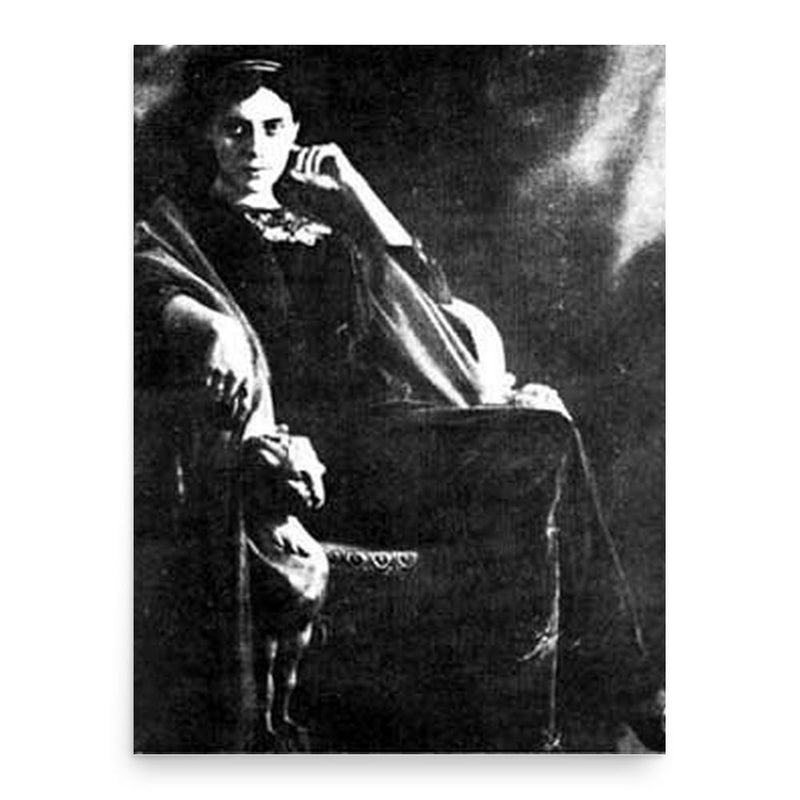 Amalia Guglielminetti poster print, in size 18x24 inches.