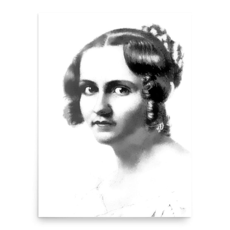 Amalie Bensinger poster print, in size 18x24 inches.