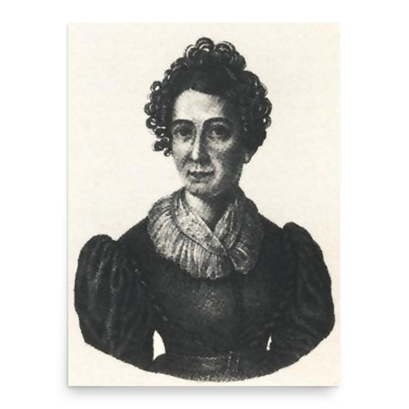 Amalie Schoppe poster print, in size 18x24 inches.