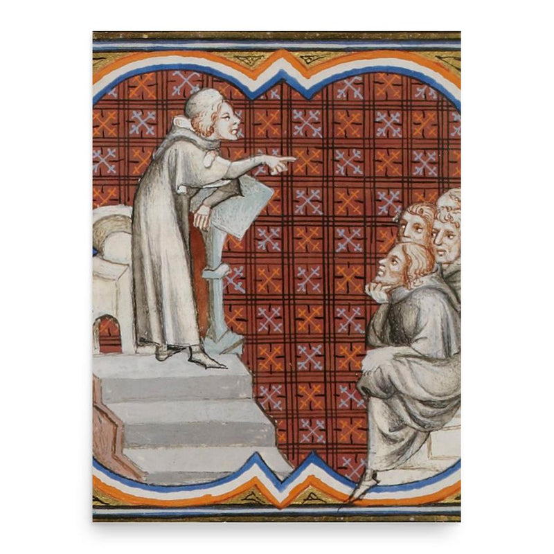 Amalric of Bena poster print, in size 18x24 inches.