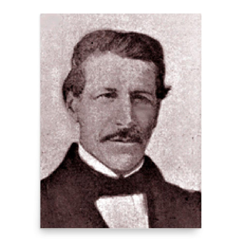 Amancio Jacinto Alcorta poster print, in size 18x24 inches.