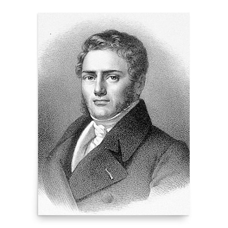 Amand Bazard poster print, in size 18x24 inches.