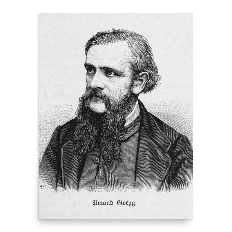 Amand Goegg poster print, in size 18x24 inches.