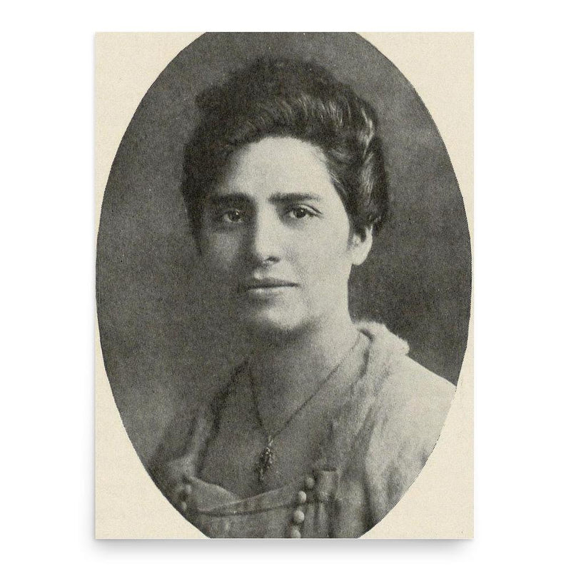 Amanda Labarca poster print, in size 18x24 inches.