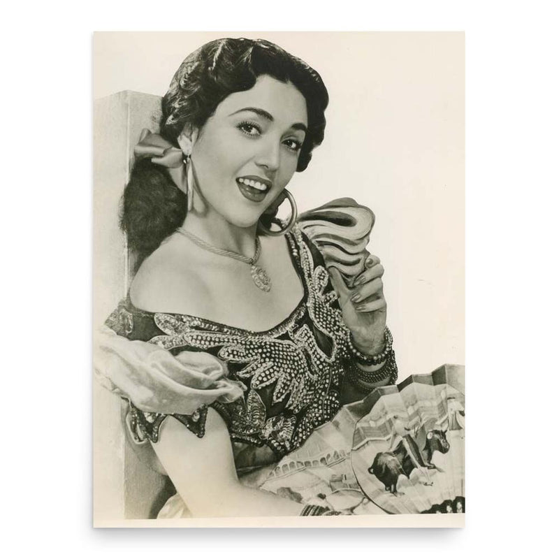 Amanda del Llano poster print, in size 18x24 inches.