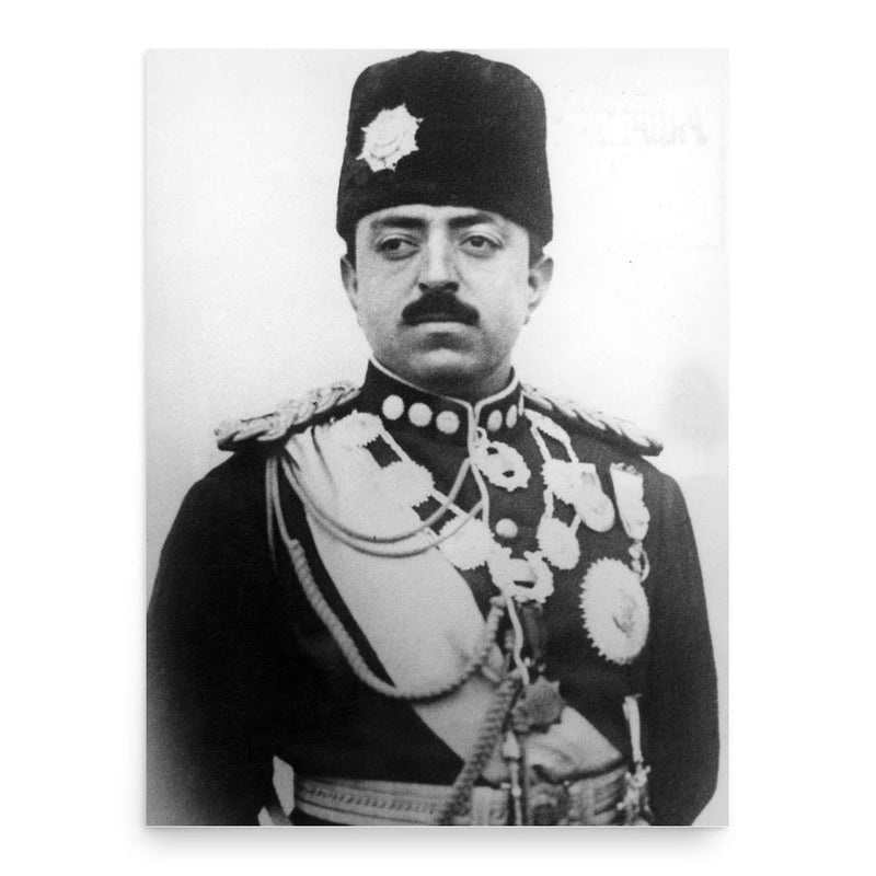 Amanullah Khan poster print, in size 18x24 inches.