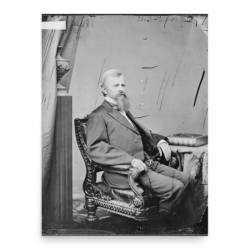 Amasa Cobb poster print, in size 18x24 inches.