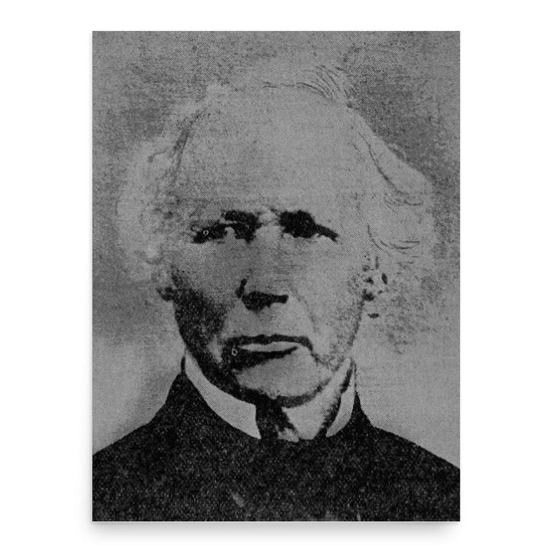 Amasa Dana poster print, in size 18x24 inches.