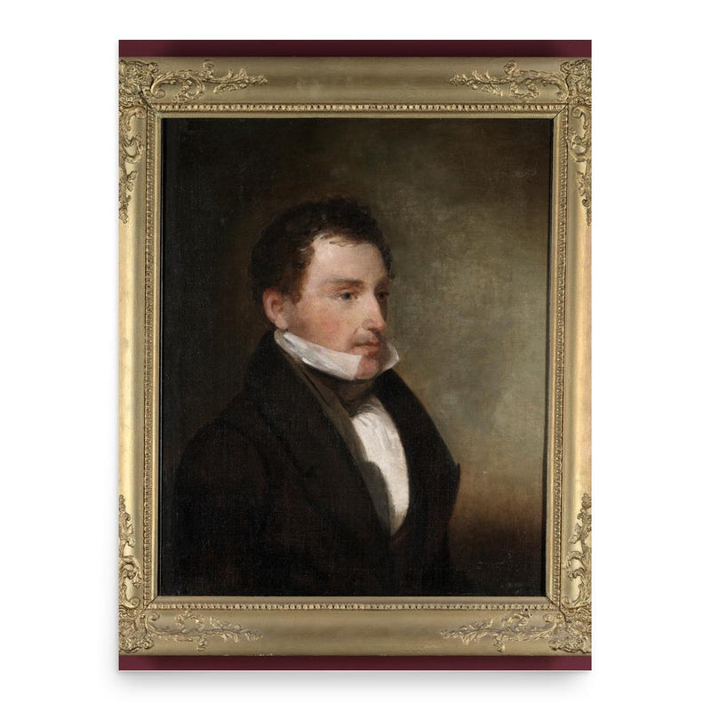 Amasa Hewins poster print, in size 18x24 inches.