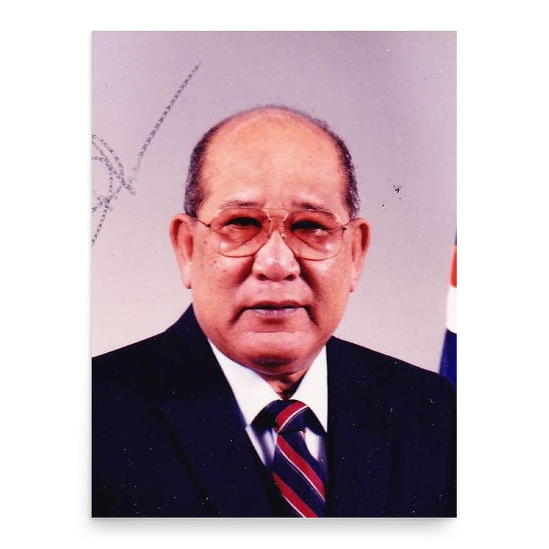 Amata Kabua poster print, in size 18x24 inches.