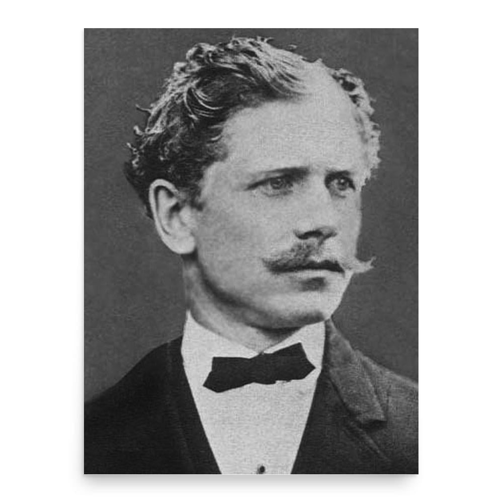 Ambrose Bierce poster print, in size 18x24 inches.