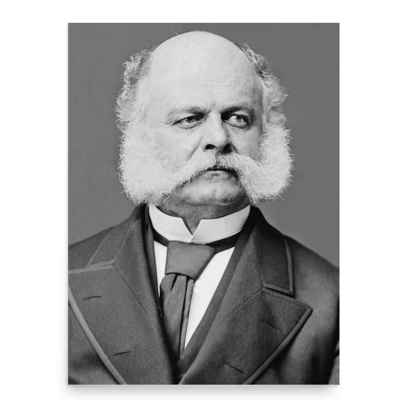 Ambrose Burnside poster print, in size 18x24 inches.