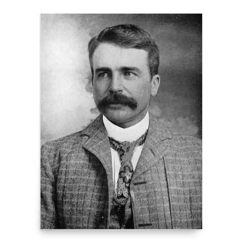 Ambrose Lomax poster print, in size 18x24 inches.