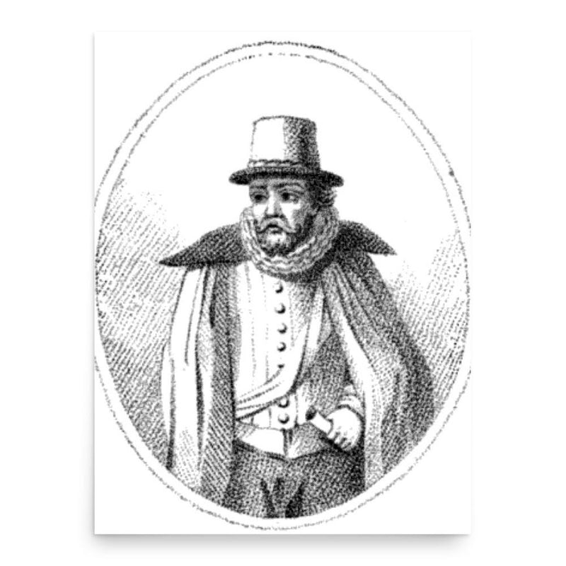 Ambrose Rookwood poster print, in size 18x24 inches.