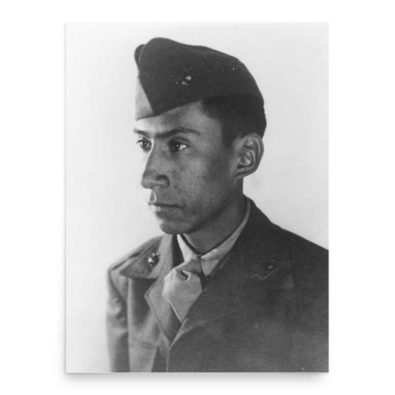 Ambrosio Guillen poster print, in size 18x24 inches.