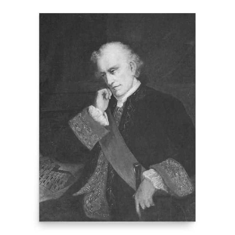 Ambrosio de Benavides poster print, in size 18x24 inches.