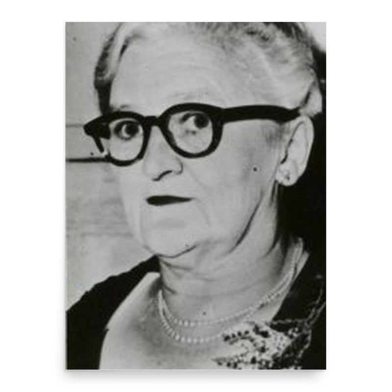 Amelia Best poster print, in size 18x24 inches.